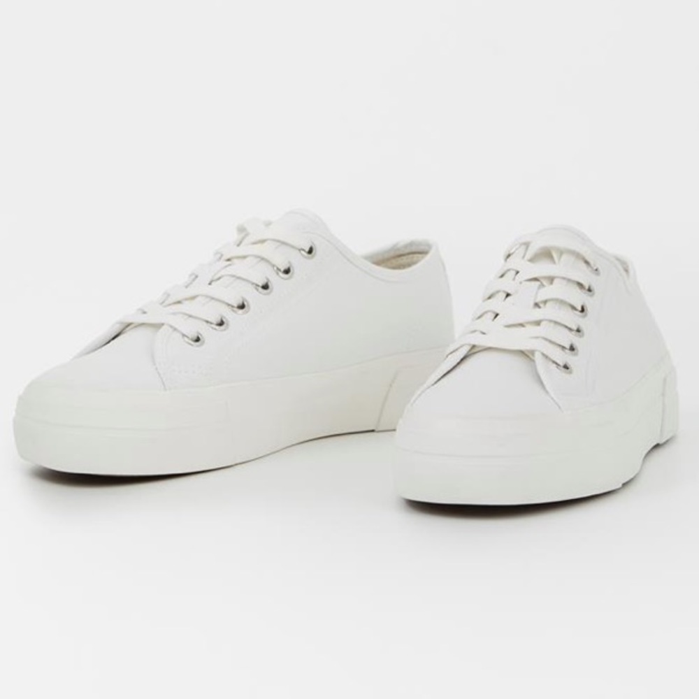 Vagabond “Teddie” White Canvas Sneakers - Sz 37